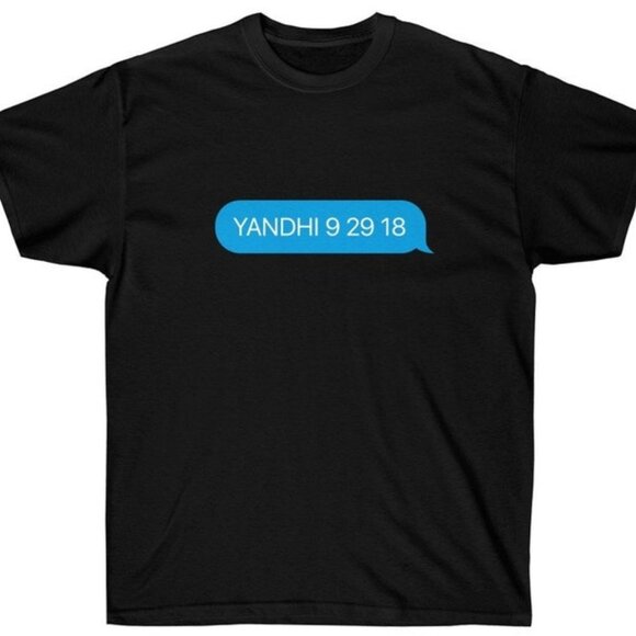 YANDHI 9 29 18 Kanye West iMessage Inspired Unisex Ultra Cotton Tee - Picture 1 of 4